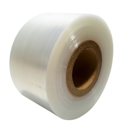 Power Maschinenstretchfolie 125 mm breit – transparent 17µ, 300 % Dehnung, 76 mm Kern