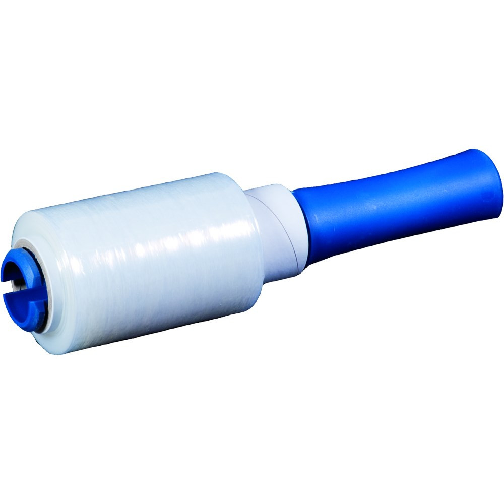 Handstretchfolie 20 µm - 100 mm x 150 - transparent - auf Abrollvorrichtung