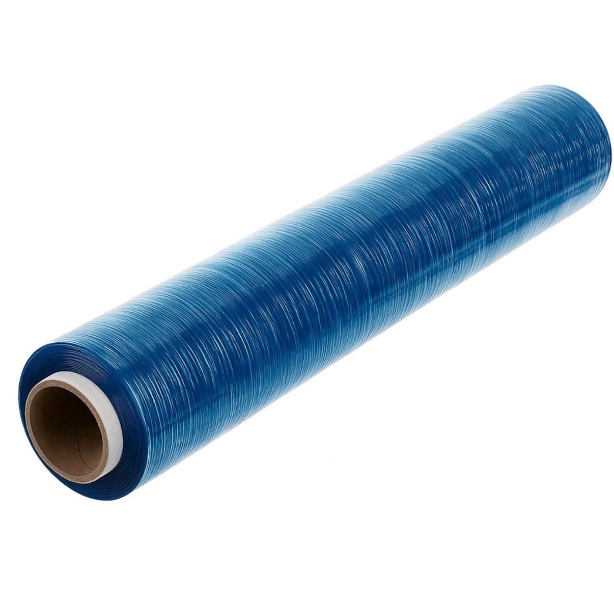 Handstretchfolie 17my - 450 mm x 300 m blau-transluzent BRC-Zertifiziert 